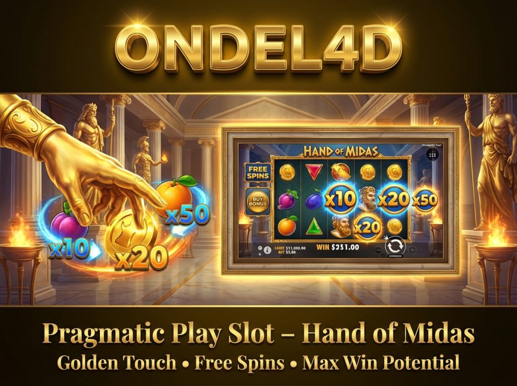 Hand of Midas Pragmatic Play di ONDEL4D: Sentuhan Emas Menuju Maxwin